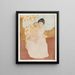 Caresse maternelle - Mary Cassatt — oprawiony obraz na ścianie