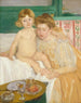 Matka i dziecko. Niemowlę wstaje z drzemki. - Mary Cassatt — widok dzieła