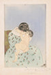 Całus matki - Mary Cassatt — widok dzieła