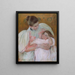 Pielęgniarka i dziecko - Mary Cassatt — oprawiony obraz na ścianie