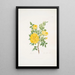 Rosa lutea - Mary Lawrance — oprawiony obraz na ścianie