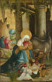 La Nativité - Maître de Pulkau — widok dzieła