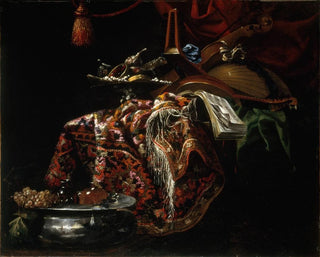 Master of the Carpets - Still Life with Musical Instruments.webp
