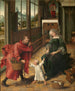 Rodzina Święta - Mistrz Legendy Świętej Magdaleny — widok dzieła