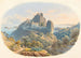 Le Château d'Èze niedaleko Nice - Mathias Gabriel Lory — widok dzieła