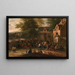 Le jeu de boules - Mathys Schoevaerdts — oprawiony obraz na ścianie