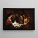 L'Adoration des bergers - Matthias Stom — oprawiony obraz na ścianie
