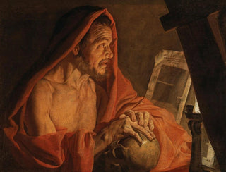 Święty Hieronim - Matthias Stom — widok dzieła
