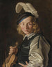 Młody mężczyzna z skrzypcami - Matthias Stom — widok dzieła