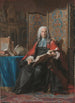 Portret Gabriela Bernarda de Rieux - Maurice Quentin de La Tour — widok dzieła