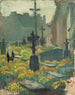 Cmentarz w kwiatach - Maurice Denis — widok dzieła