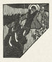 Ilustracja Chrystusa niosącego krzyż i zakonnic towarzyszących wierszowi z tomiku poezji Mądrość Paula Verlaine'a - Maurice Denis — widok dzieła