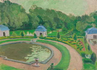 Maurice Denis - Le Chteau de Rosanbo le bassin et les pavillons esquisse 2.webp