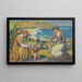 Pierwsze kroki Domi Silencio - Maurice Denis — oprawiony obraz na ścianie