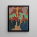 Le Christ orange - Maurice Denis — oprawiony obraz na ścianie