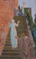 Wizyta na schodach w Silencio - Maurice Denis — widok dzieła