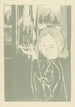 Kobieta z karafką wody na tacy - Maurice Denis — widok dzieła