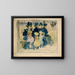 Le long du boulevard - Maurice Prendergast — oprawiony obraz na ścianie