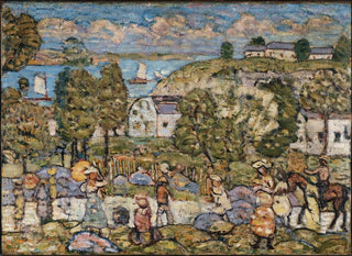 Pejzaż w pobliżu Nahant - Maurice Prendergast — widok dzieła