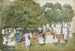 pieszych w parku - Maurice Prendergast — widok dzieła