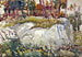 Rochers du Maine - Maurice Prendergast — widok dzieła