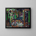 Za kulisami - Max Beckmann — oprawiony obraz na ścianie