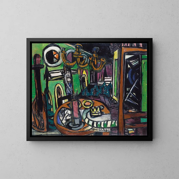 Reprodukcja obrazu Za kulisami - Max Beckmann