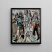 Le Christ et le pécheur - Max Beckmann — oprawiony obraz na ścianie