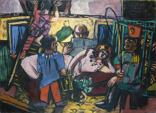 Cyrkowa karawana - Max Beckmann — widok dzieła