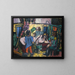 Cyrkowa karawana - Max Beckmann — oprawiony obraz na ścianie