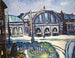Dworzec we Frankfurcie nad Menem - Max Beckmann — widok dzieła