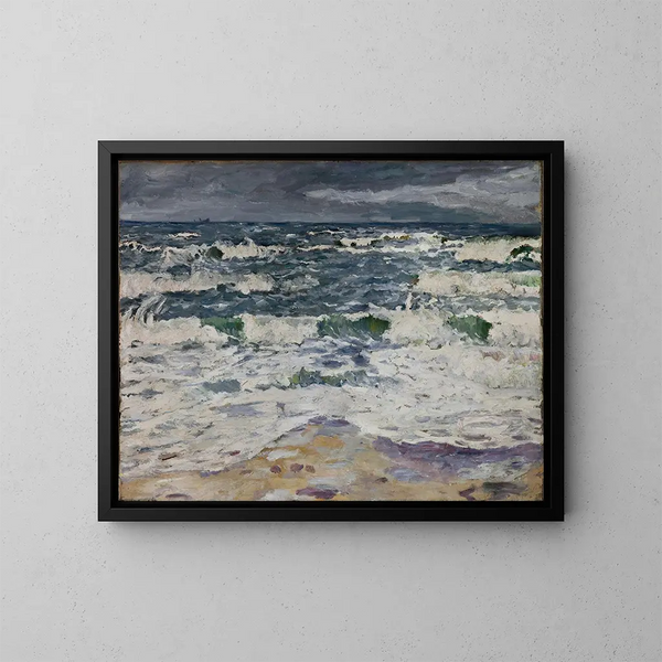 Reprodukcja obrazu Szary dzień nad morzem - Max Beckmann