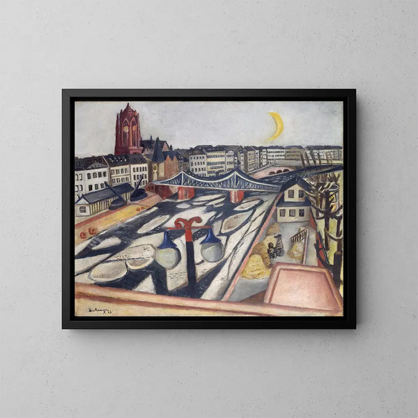 Reprodukcja obrazu Lód na rzece - Max Beckmann