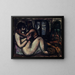 Léda - Max Beckmann — oprawiony obraz na ścianie