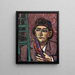 Mężczyzna z ptakiem - Max Beckmann — oprawiony obraz na ścianie