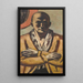 autoportret żółto-różowy - Max Beckmann — oprawiony obraz na ścianie