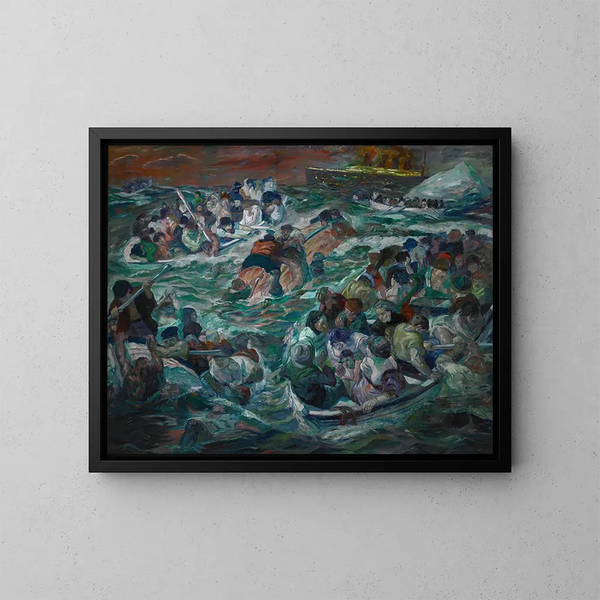 Reprodukcja obrazu Le naufrage du Titanic - Max Beckmann
