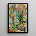 Martwa natura z zapaloną świecą - Max Beckmann — oprawiony obraz na ścianie