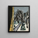 Zoo zimą - Max Beckmann — oprawiony obraz na ścianie