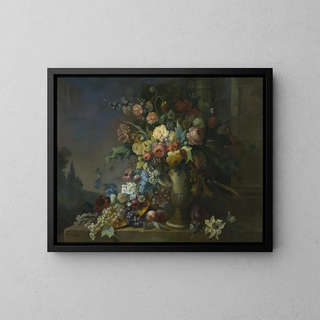 Max Carlier - Still Life with Flowers and Fruit.webp