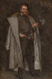 Portret dżentelmena w płaszczu obszytym futrem - Max Johann Bernhard Koner — widok dzieła