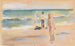 Kąpiel na plaży - Max Liebermann — widok dzieła