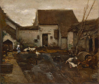Max Liebermann - Bauernhof in Barbizon.webp