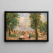 Ogrodzie piwa przy Wannsee - Max Liebermann — oprawiony obraz na ścianie