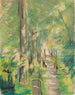 Aleja brzóz w ogrodzie Wannsee - Max Liebermann — widok dzieła