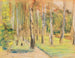 L'aleja brzóz w Wannsee na północny zachód - Max Liebermann — widok dzieła