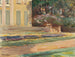 La terrasse de fleurs dans le jardin du Wannsee vers le nord-ouest - Max Liebermann — widok dzieła