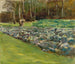 Mężczyzna na polu kapusty w ogrodzie Wannsee - Max Liebermann — widok dzieła