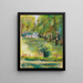 Le jardin des artistes vu vers l'est depuis la terrasse avec vue sur l'avenue des bouleaux et le Wannsee - Max Liebermann — oprawiony obraz na ścianie