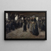 La Grange à lin à Laren - Max Liebermann — oprawiony obraz na ścianie